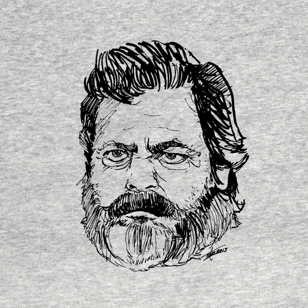 nick offerman t shirt